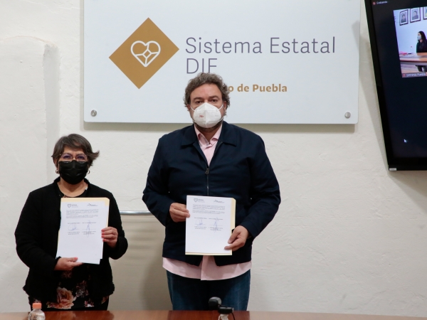 Signa SESIPINNA Puebla convenios con dos asociaciones a favor de la niñez y adolescencia