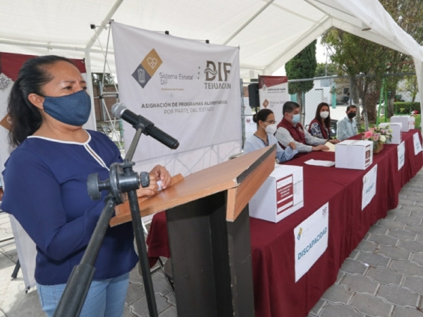 En Tehuacán, SEDIF da continuidad a programas alimentarios