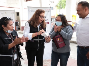 Con aparatos auditivos y ortopédicos, SEDIF beneficia a habitantes de San Sebastián de Aparicio