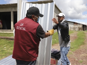 Por cuarta semana consecutiva, SEDIF apoya a damnificados del huracán “Grace”