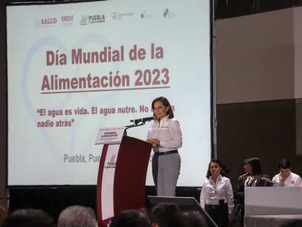 Para Puebla es prioridad la correcta alimentación de las familias: Gaby Bonilla