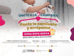 Anuncia SEDIF campaña de donación de ropa para niñas y niños de casas de Asistencia