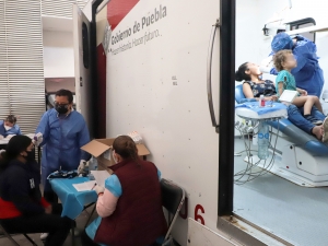 Realiza SEDIF jornada de salud en estación migratoria de Puebla